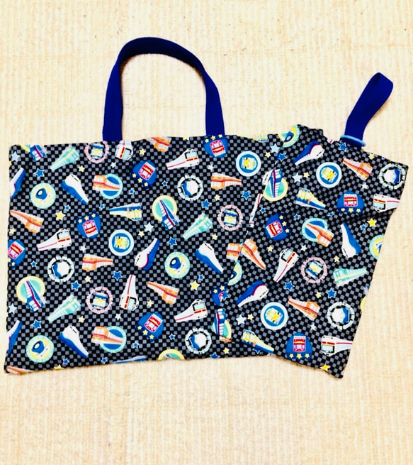 入園入学グッズ(新幹線・グレー)