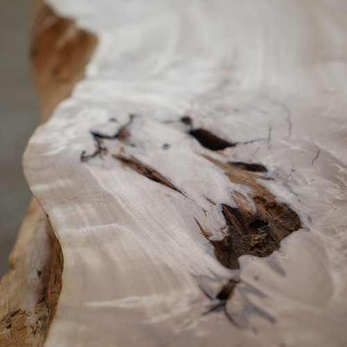 栃の一枚板 ローテーブル（送無） ローテーブル・リビングテーブル