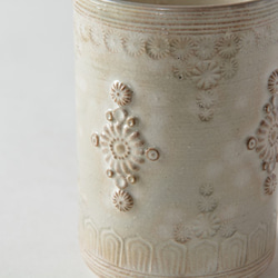 京焼　三島手「マグカップ」　宮里絵美作　陶器 8枚目の画像