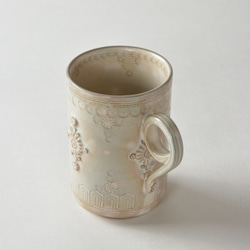 京焼　三島手「マグカップ」　宮里絵美作　陶器 3枚目の画像