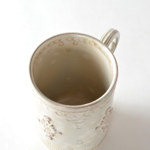 京焼　三島手「マグカップ」　宮里絵美作　陶器 10枚目の画像