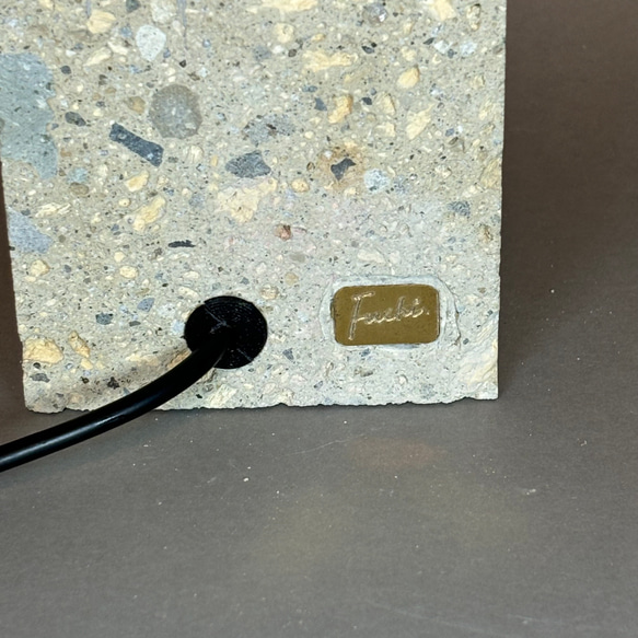 秋保石と銅のパイプライト　インテリアライト、アロマストーンとして 6枚目の画像
