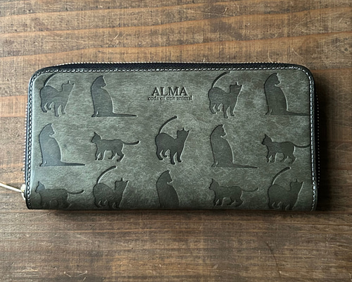 彩雅 レザー長財布 ねこ柄?新品1⃣ 楽天市場】LIN 和柄 レザー ロング