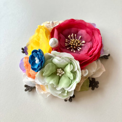 【SALE】自由な花束のコサージュ 8枚目の画像