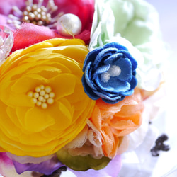【SALE】自由な花束のコサージュ 4枚目の画像