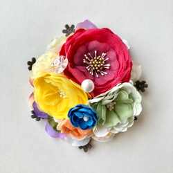 【SALE】自由な花束のコサージュ 6枚目の画像