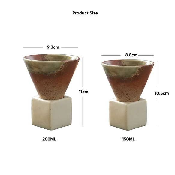 コーヒーカップ　マグカップ　陶器 5枚目の画像