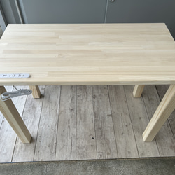 木製テーブル　コンセント、USB付き　サイズ変更可能 1枚目の画像