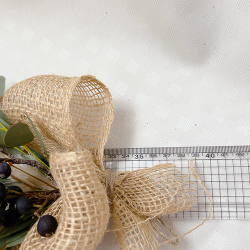 ドライフラワー スワッグ ガーランド パンパスグラス ユーカリ ヘリクサム 受注販売]ユーカリ パンパスグラス シャリンバイ等スワッグ②