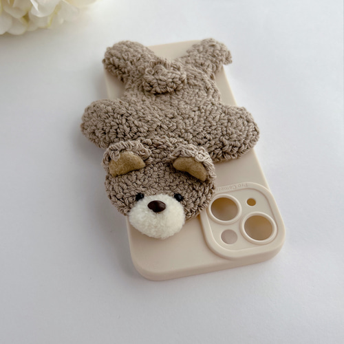 お座りクマさん♡ スマホケース 7c7bdd4c249576fed12b7b851c7fda
