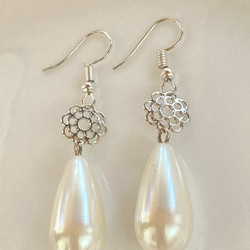 フラメンコアクセサリー ロングパールビーズのピアス ピアス