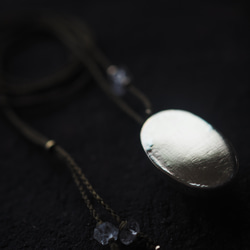 labradorite brass necklace (kotohogi) 12枚目の画像