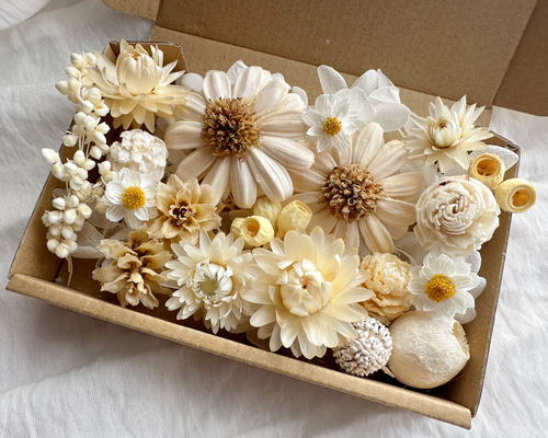 【JURI♡です♡】アンティーク　ドライフラワー　花材　#60 ドライフラワー 詰め合わせ 花材セット MIX （オリジナルB