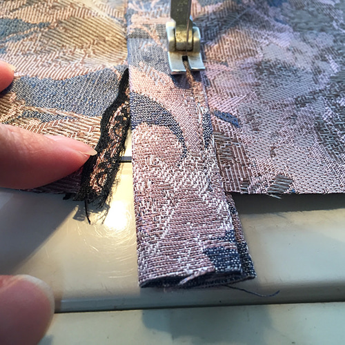 1点もの・デザイン画付き】イタリア製ゴブラン織りジャガード生地  