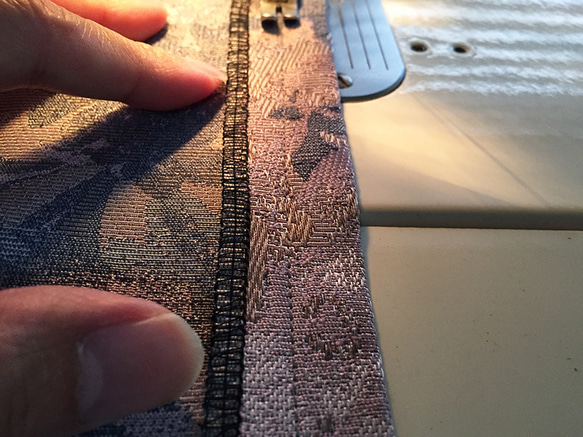 【1点もの・デザイン画付き】イタリア製ゴブラン織りジャガード生地シャツ型ワンピース（KOJI TOYODA） 12枚目の画像
