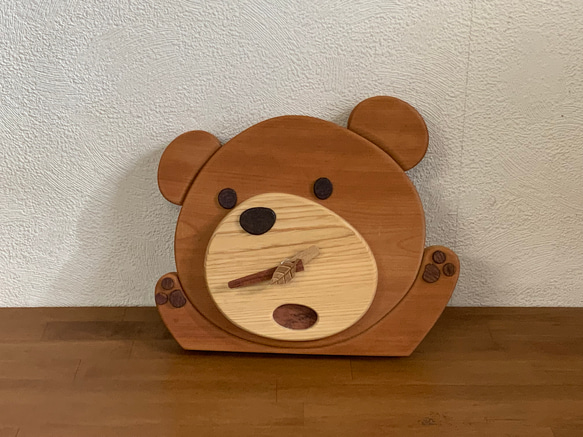 木製クマのフック付き飾り 991e1518a3186d617f8bdf1f45cef7