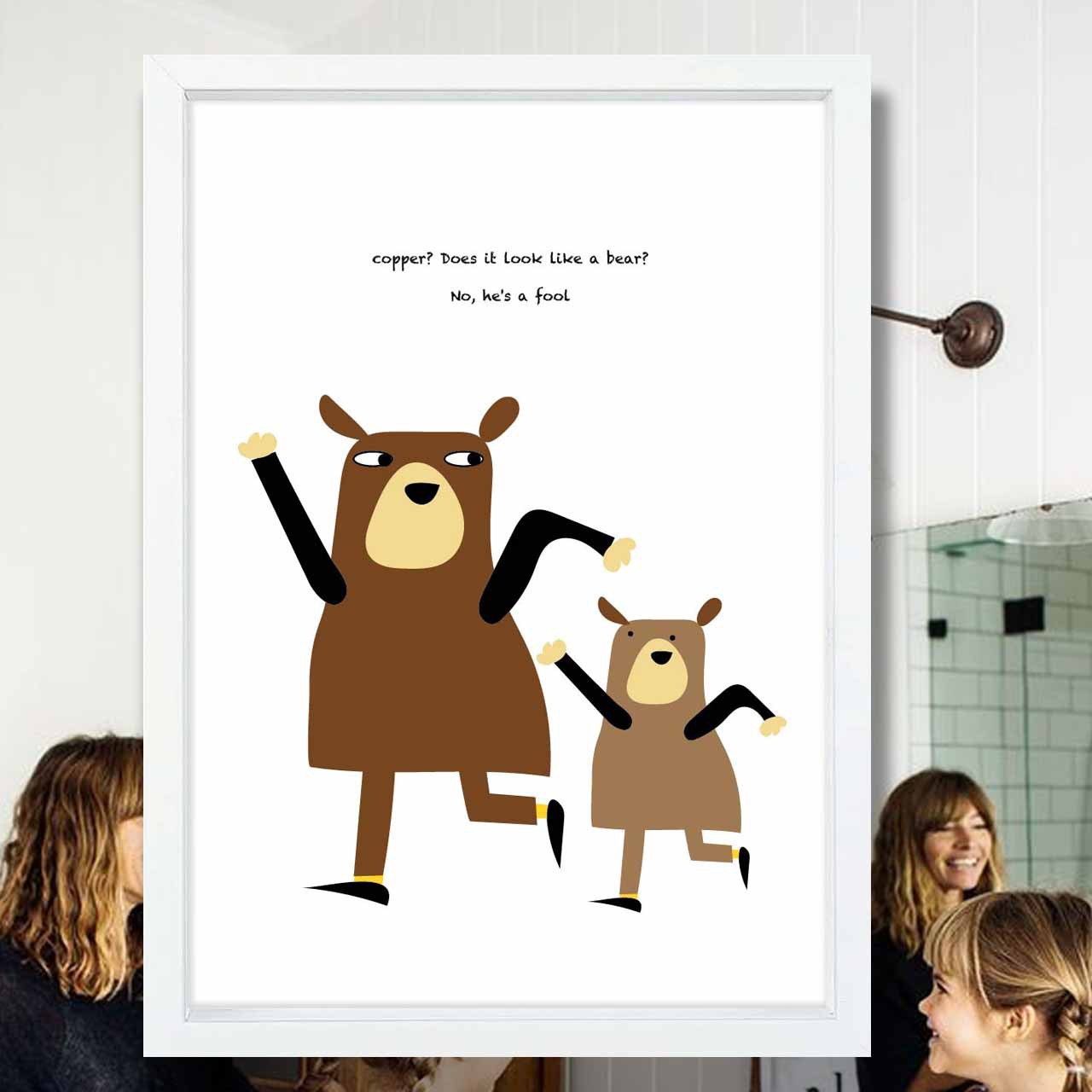 クマのつもり　クマ　イラスト　ポスター　A4 A3 A2 A1　アートポスター　アート/sei/検索　新着順　2184