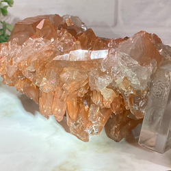 心身のデトックス✨　レインボー　タンジェリンクォーツ　クラスター　原石　蜜柑水晶 8枚目の画像