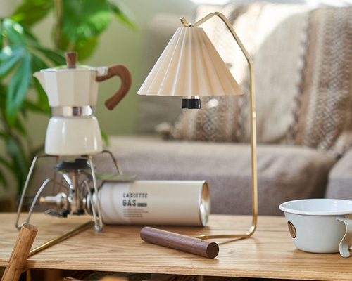 オール真鍮製差し込みランタンスタンド オール真鍮製差し込みランタン