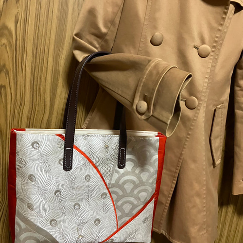 アンズルーム☆ハンドメイド☆ちょっと豪華な トートバッグ