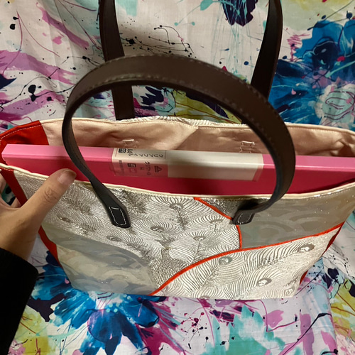 アンズルーム☆ハンドメイド☆ちょっと豪華な トートバッグ