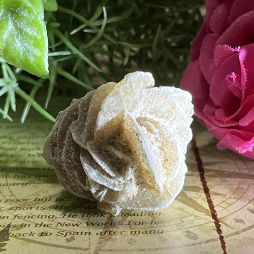 【レア品】大型デザートローズ原石(砂漠の薔薇) デザートローズ 砂漠のバラ 原石 大きめサイズ セレナイト レア品