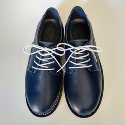 極美品】 COACH ネイビー 厚底 スニーカー 22.5 レザー 革 希少 楽天