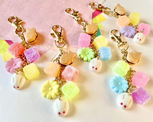 和菓子 キーホルダー / フェイクスイーツ その他アクセサリー
