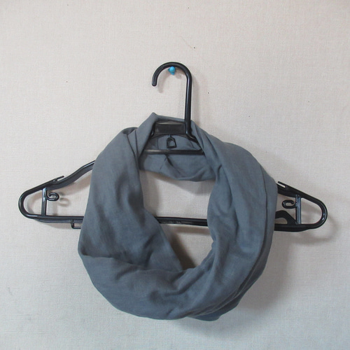 ダブルガーゼスヌード《ミッドグレー・一重》 スヌード moko 通販