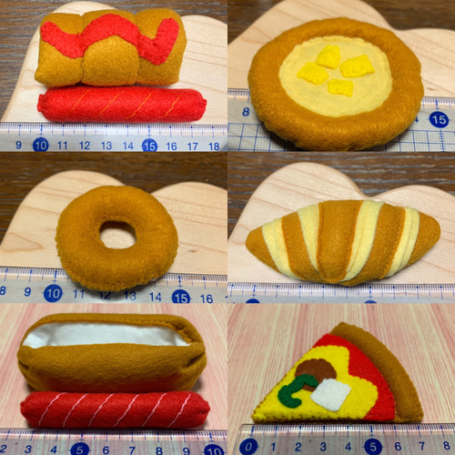 単品チョイス☆【絵本】パン屋さん☆フェルトおままごと用 おもちゃ