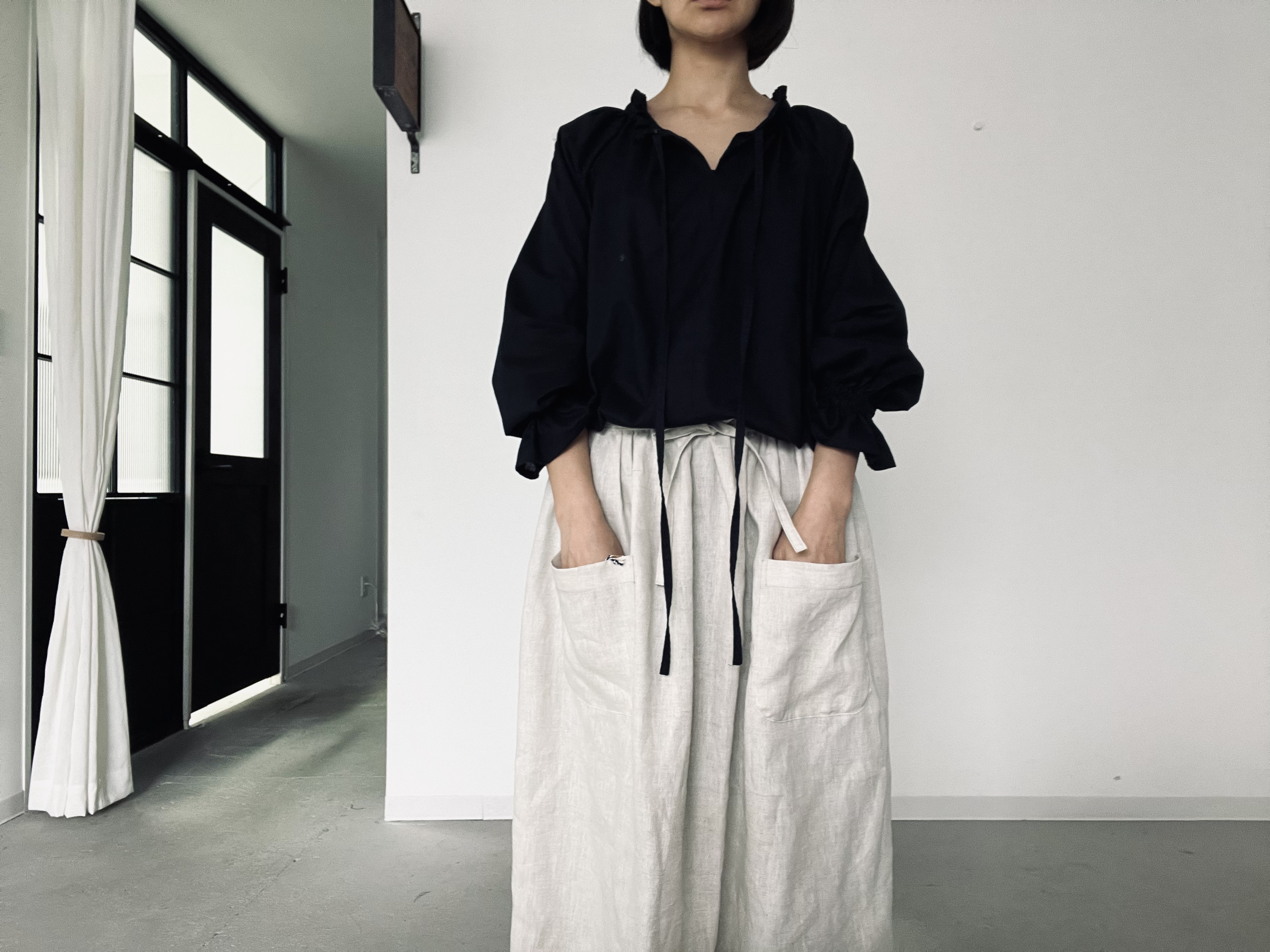 ふわりラグランギャザーブラウス⚮̈FREEサイズ⚮̈ギャザーたっぷり⚮̈