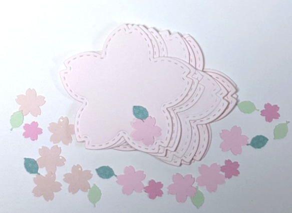 メッセージカード 桜ver.2 10枚 卒園卒業 メッセージカード ナムナム