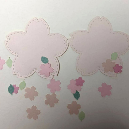 メッセージカード 桜ver.2 10枚 卒園卒業 メッセージカード ナムナム