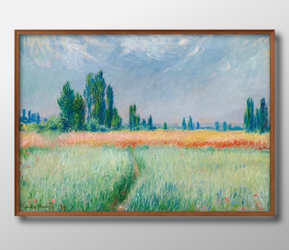 写真サイズ全紙　3枚　水彩画、ポスター 風景画 A4サイズ 透明水彩 アートポスター 癒し 『苔庭に