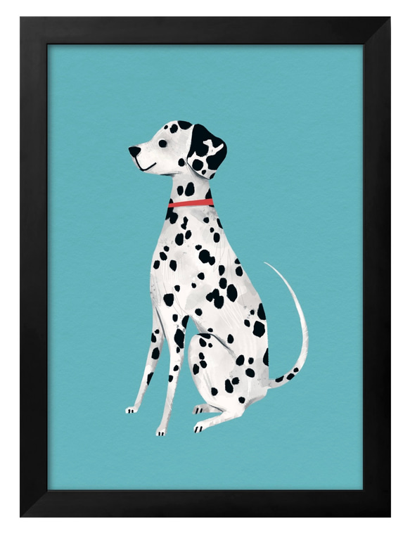 8799□アートポスター 絵画 A3サイズ『ダルメシアン 犬 DOG