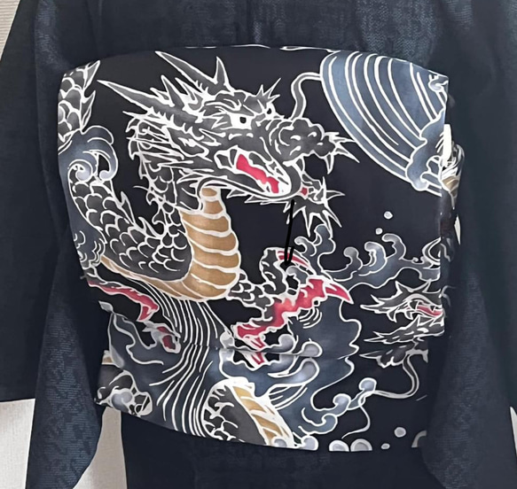 今年の干支 龍柄名古屋帯 和装小物（帯・半襟） 創作帯「蒼月」 通販 