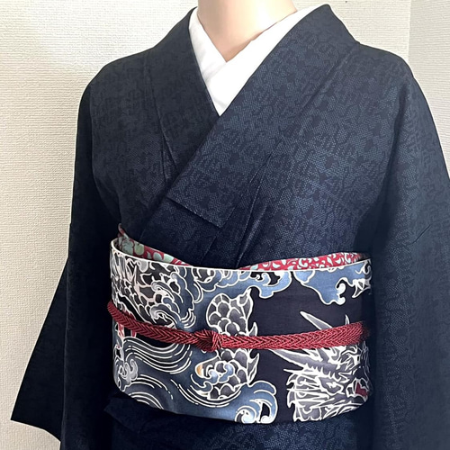 今年の干支 龍柄名古屋帯 和装小物（帯・半襟） 創作帯「蒼月」 通販 
