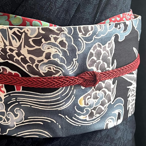 今年の干支 龍柄名古屋帯 和装小物（帯・半襟） 創作帯「蒼月」 通販 