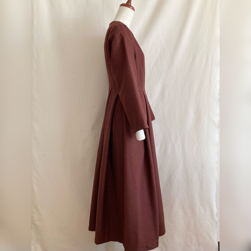 タウンドレス/冬（レンガブラウン） ワンピース moemine/モエミネ 通販