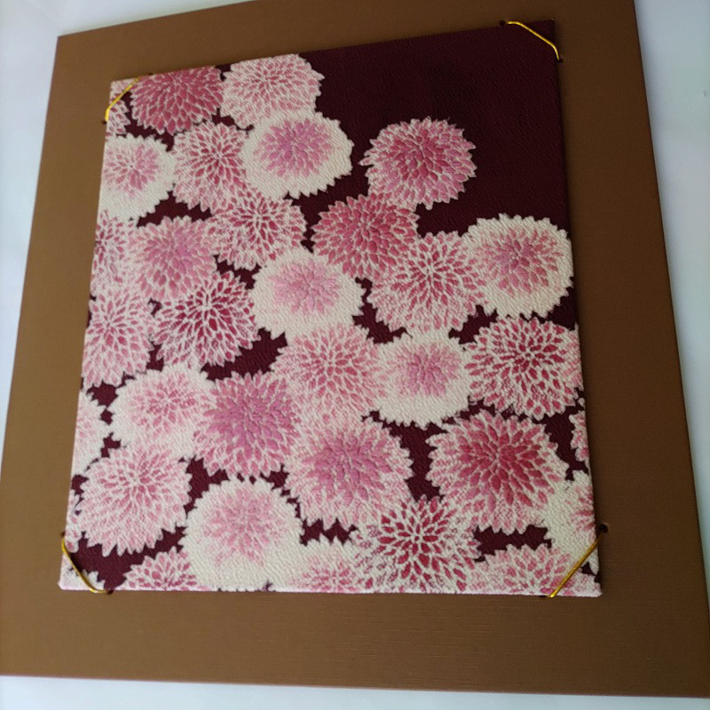 新品☆綺麗なブルーに赤の花模様の着物単品 いらだっ 新品☆綺麗なブルーに赤の花模様の着物単品 いらだっ