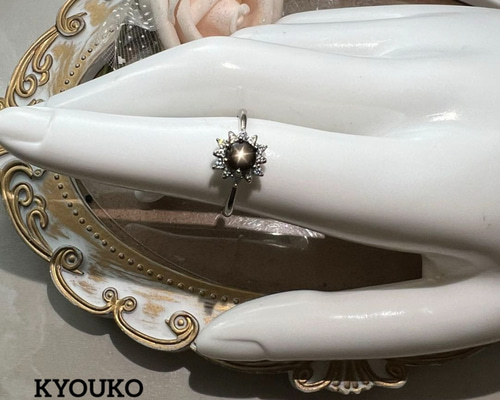 秋色ファイア♪】非加熱天然スフェーン0.82ct S925フリーサイズリング