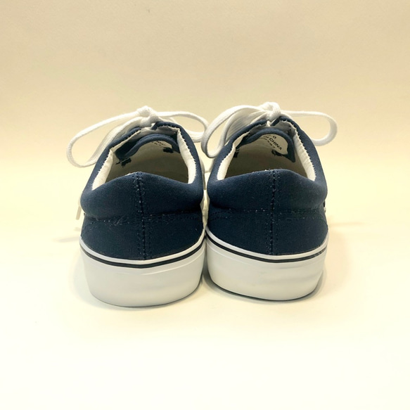 ◆已售完◆雙色甲板鞋（海軍藍×銀色） 第5張的照片