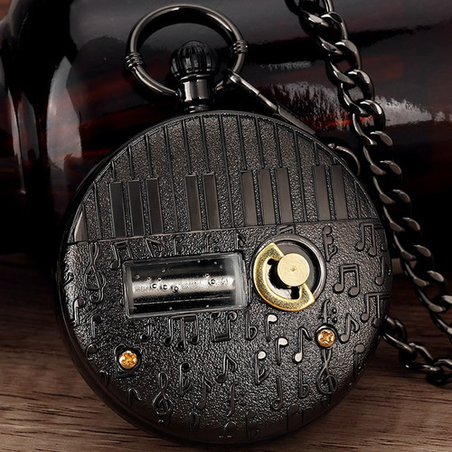 宇宙の天文時計(オルゴール付き) / 懐中時計(全7色) ネックレス