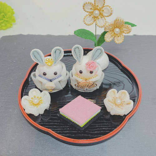 つまみ細工 つまみ細工雛人形 雛人形 お雛様 雛飾り ひなまつり