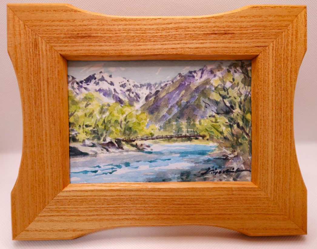 穂高岳絵画