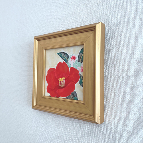 Creema限定 日本画/原画《椿》 絵画 Blancheur art 通販