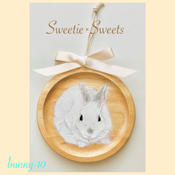 【送料無料】bunny-10♡通年使えるうさちゃんオーナメント 1枚目の画像