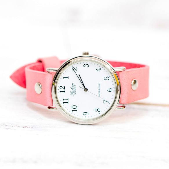 ピンクの猫様 Tissot サファイアクリスタル レザーベルト時計 Tissot サファイアクリスタル レザーベルト時計 ピンクの猫様