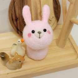 【ひらりん。】羊毛フェルト　うさぎ　壁掛け　干支　お正月 44b3877f32820c8850495b1261f4d5