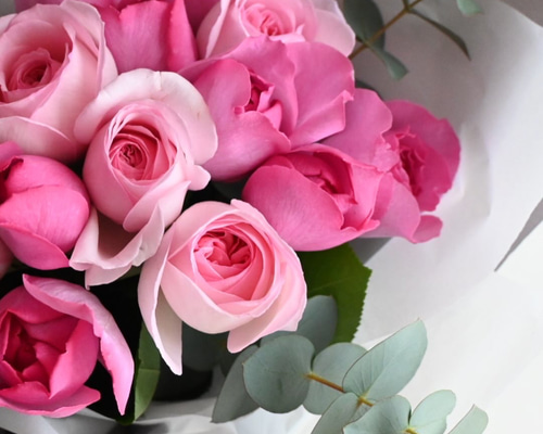 生花】フレグランスローズブーケ 薔薇“イヴ・ピアッチェ”の香り